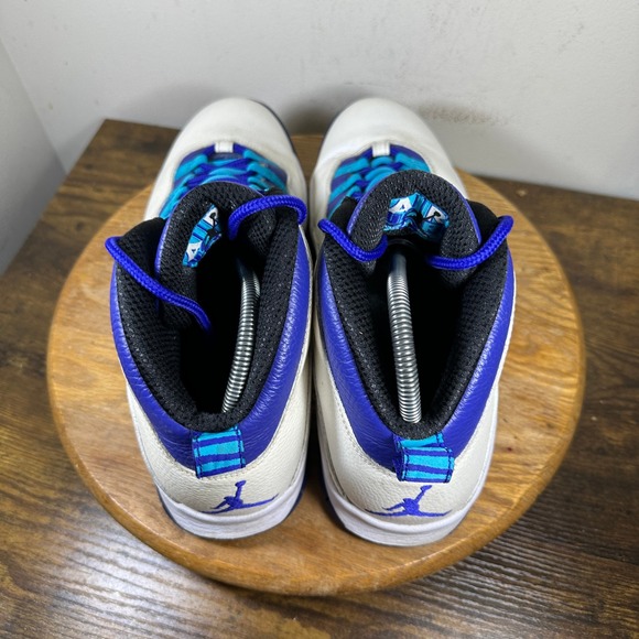 Jordan 10 Retro Charlotte White Concord Blue Lagoon 310805-107 Mens 13